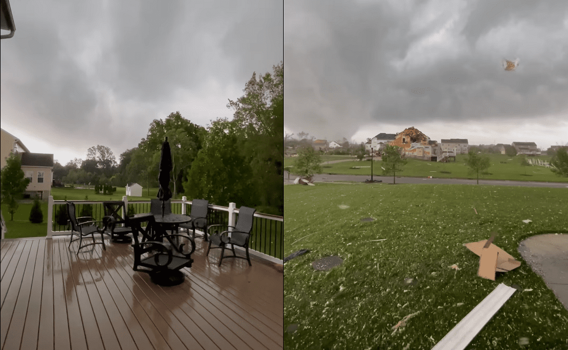 New Jersey Man Captures Terrifying Footage Of Tornado Sweeping Through ...