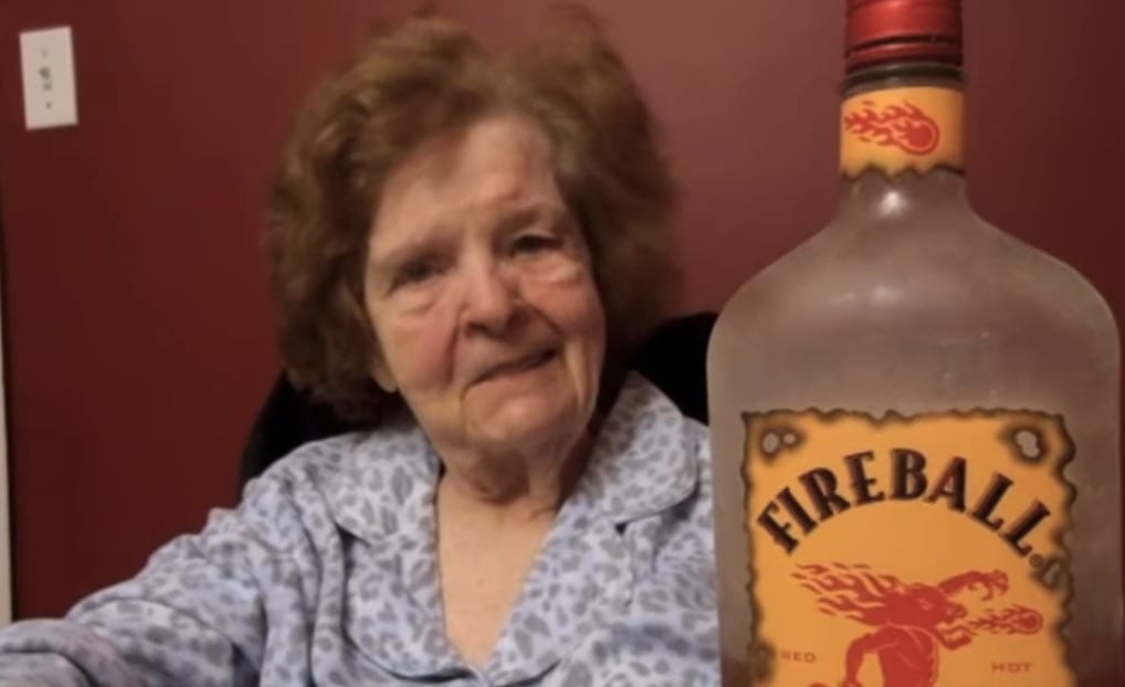 Drunk Mature Granny