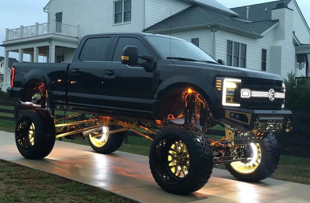 kane browns jacked up ford f 250 dream truck is for sale