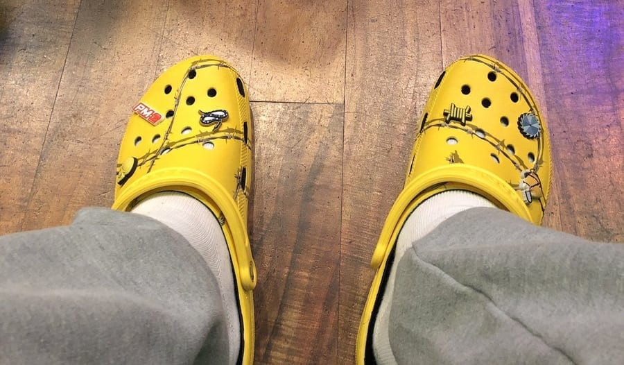 Luke Combs Got The Post Malone Crocs On In The Studio, Magic About To ...