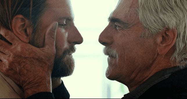 A man whispering to another man's ear