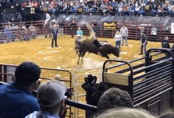 A person watching a person do a jump on a horse