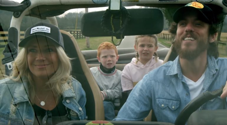 A group of people in a car