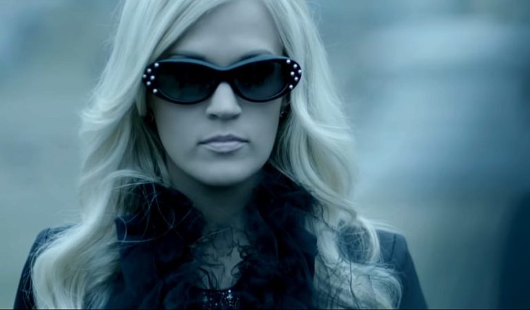 Carrie Underwood wearing sunglasses