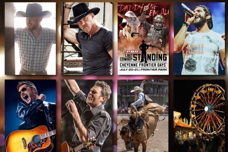 A collage of a person playing a guitar and a person in a cowboy hat