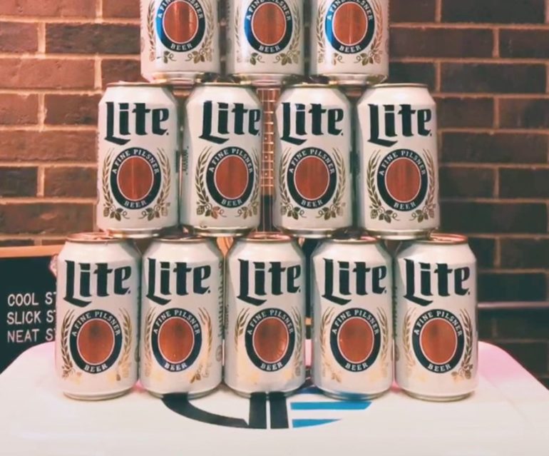 A group of cans