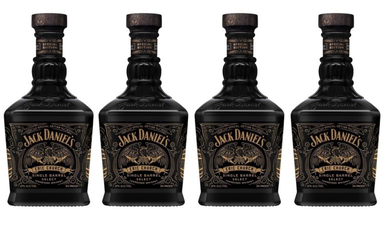 A group of black bottles