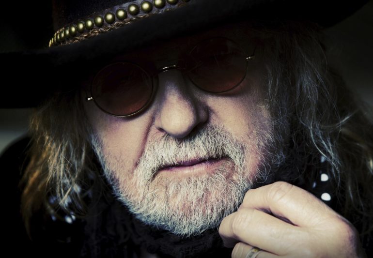 Ray Wylie Hubbard wearing glasses