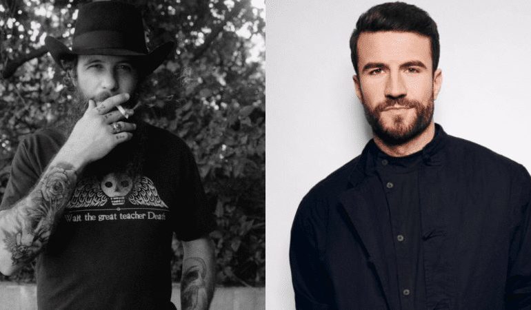 Sam Hunt in a hat and a man in a hat