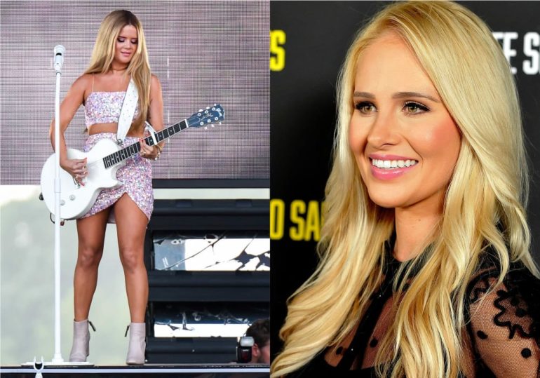 Tomi Lahren, Maren Morris are posing for a picture