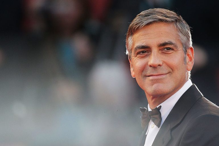 George Clooney in a suit