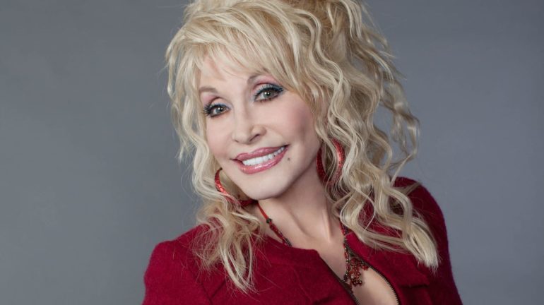 Dolly Parton with blonde hair