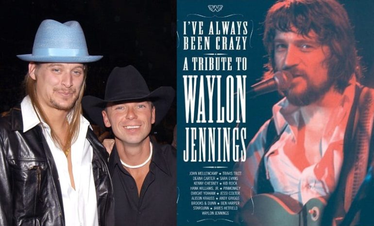 Kid Rock, Kenny Chesney et al. are posing for a picture