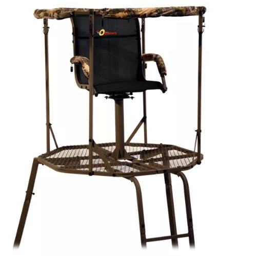 A black chair with a seat