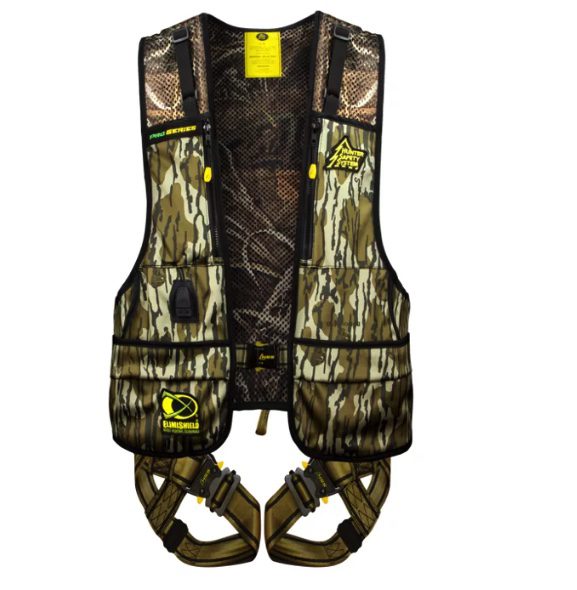 A black and gold boot