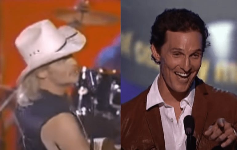 Alan Jackson, Matthew McConaughey ACM awards country music
