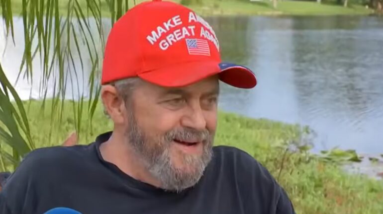 Florida man gator