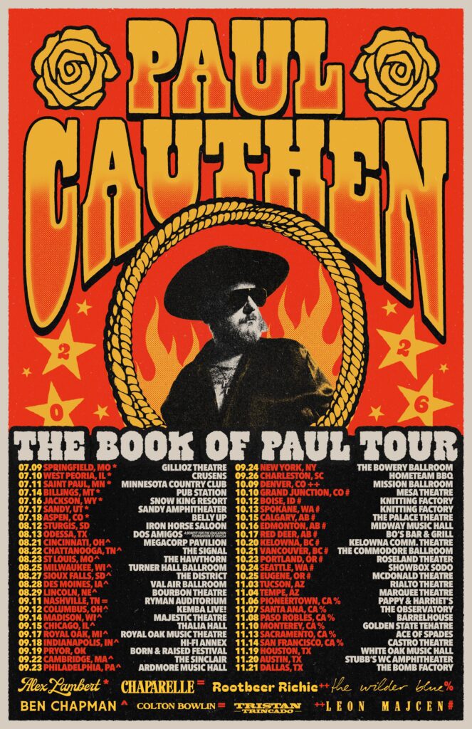 Paul Cauthen Tour