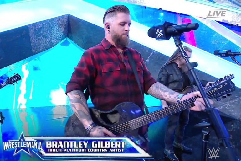 WrestleMania Fans Roast The Living Hell Out Of Brantley Gilbert For  “America The Beautiful” Performance | Whiskey Riff