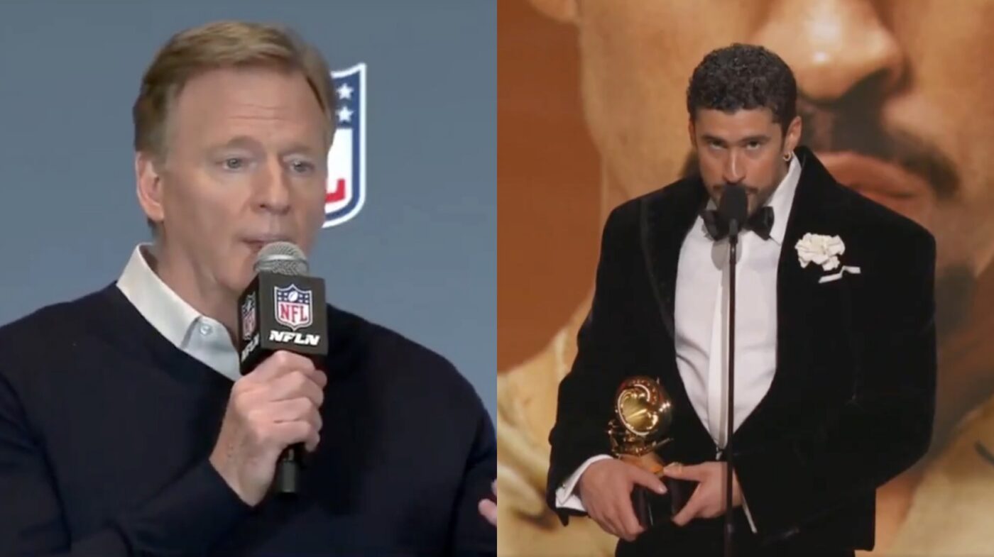 NFL Commissioner Roger Goodell Stands By Super Bowl Halftime Headliner Bad Bunny After Anti-ICE Comments At The GRAMMYs