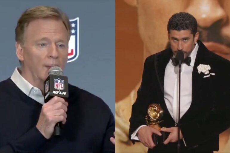 Roger Goodell Bad Bunny