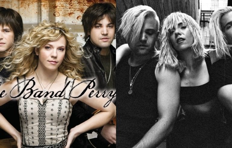 Kimberly Perry, Reid Perry et al. are posing for a picture