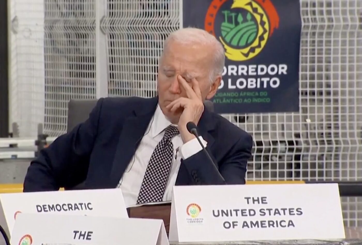 President Joe Biden Falls Asleep During Meeting With African Leaders ...