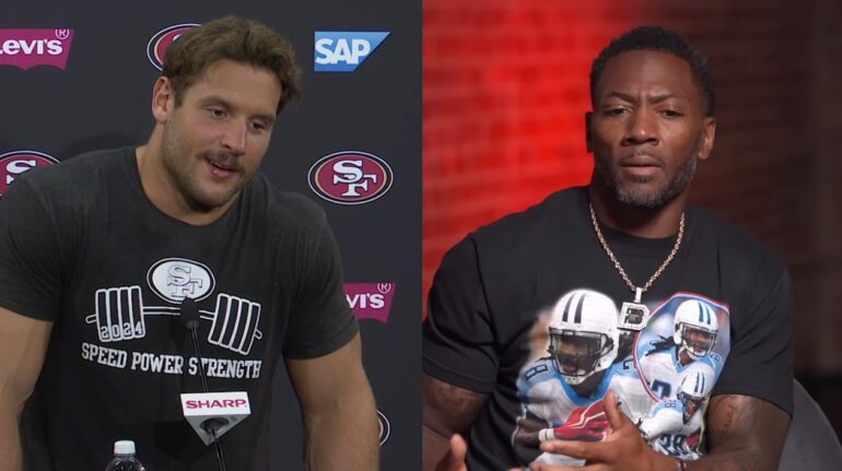 Nick Bosa and Ryan Clark