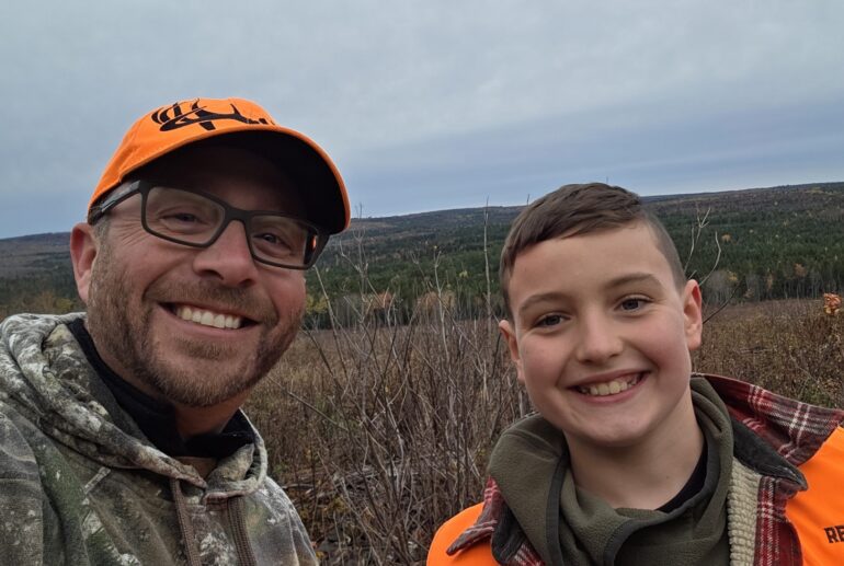 Brexton Busch moose hunt