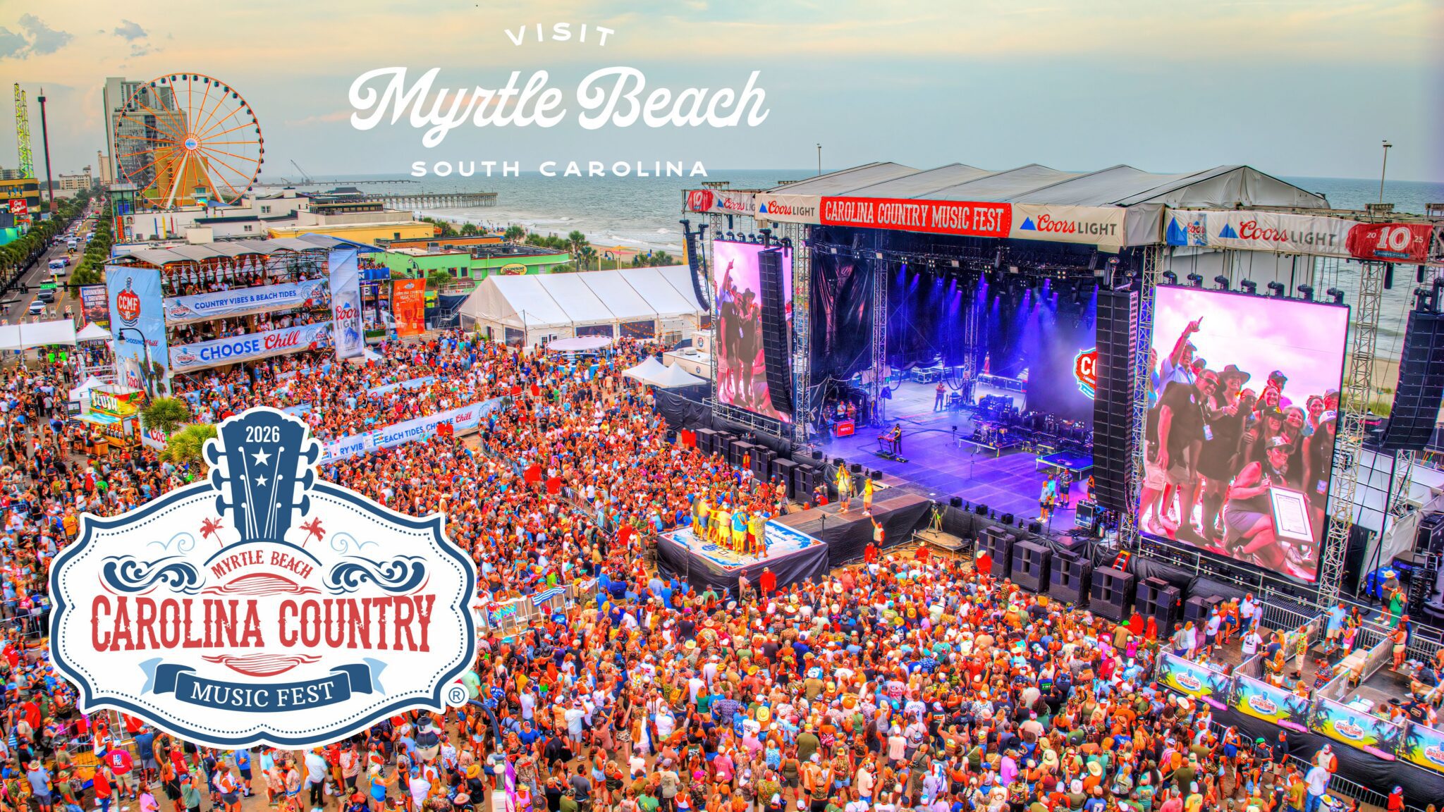 Enter To Win Two Super VIP Tickets To Carolina Country Music Fest In Beautiful Myrtle Beach, South Carolina