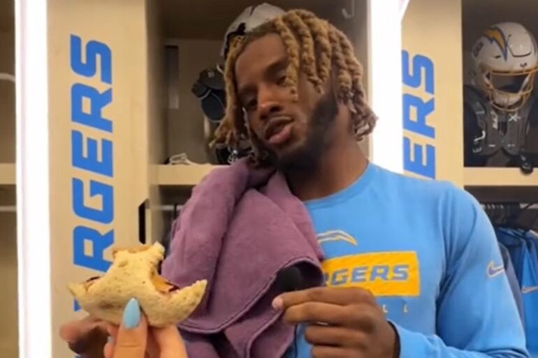 Chargers locker room