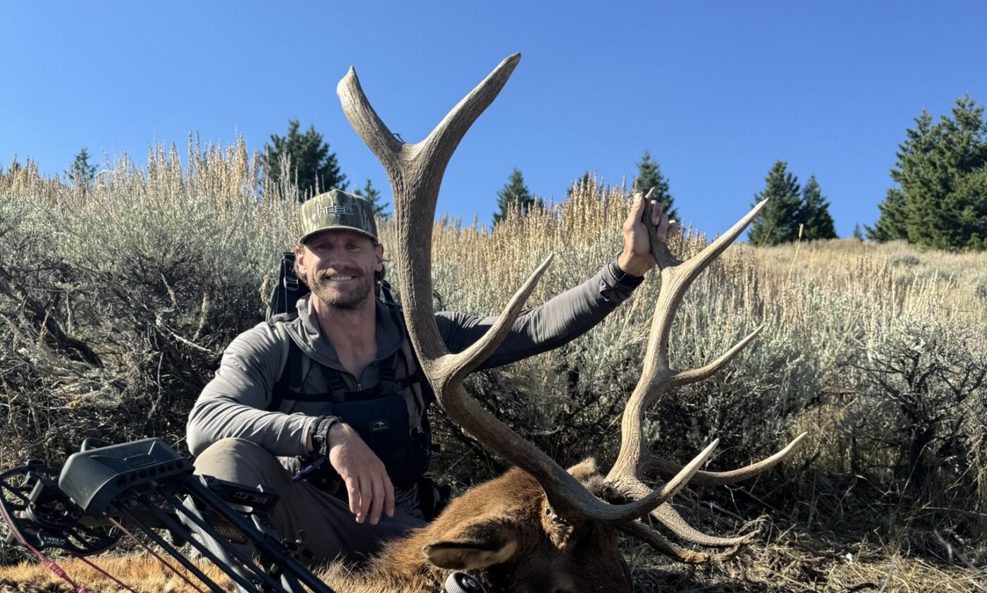 Chase Rice Uses Massive Bull Elk He Harvested Last Year To Launch “Come Hell Or High Water” Fundraiser For California & Carolina