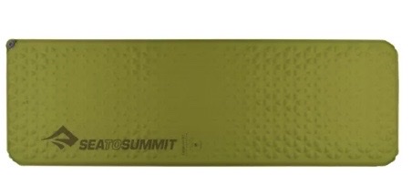 A green rectangle with a silver text on it