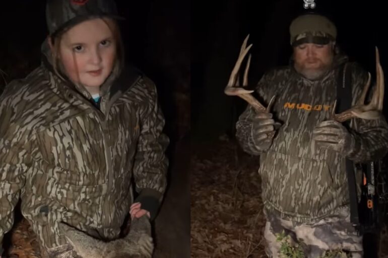 little girl's biggest deer