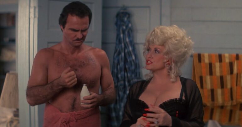 Dolly Parton and Burt Reynolds
