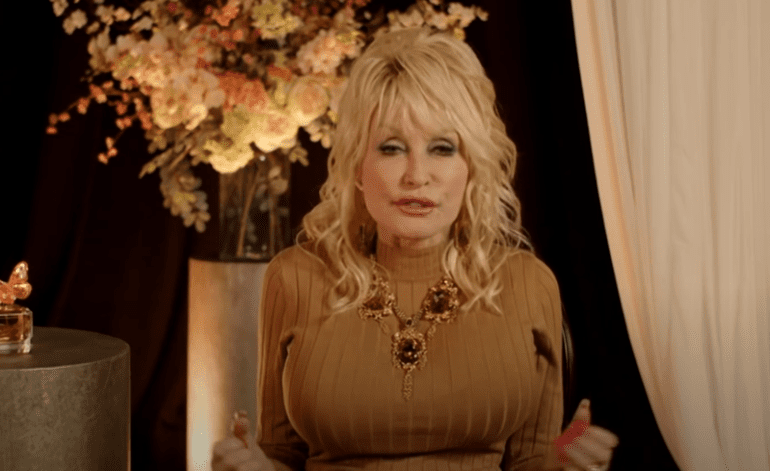 Dolly Parton in a dress