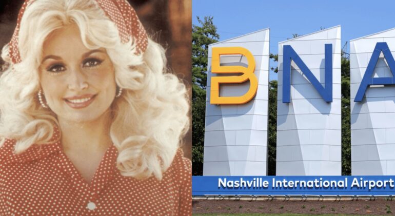 Dolly Parton BNA Airport