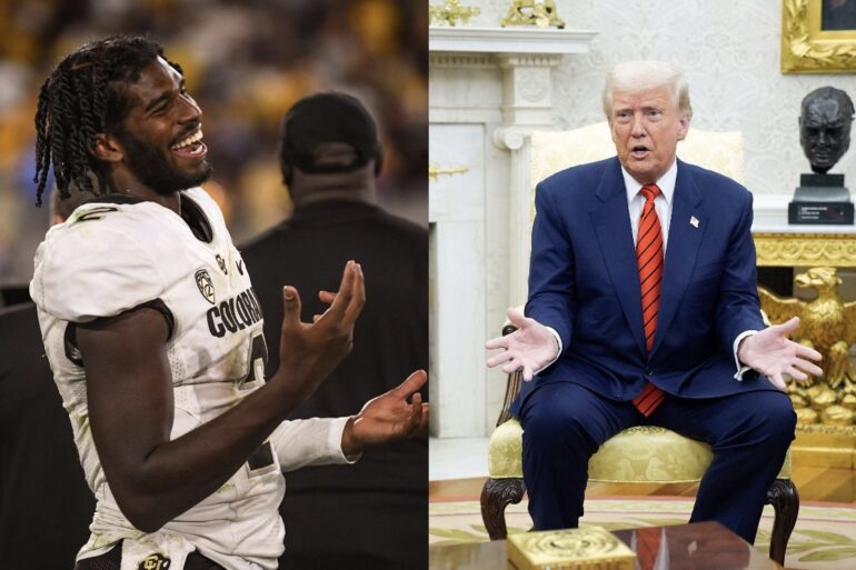 Shedeur Sanders Donald Trump