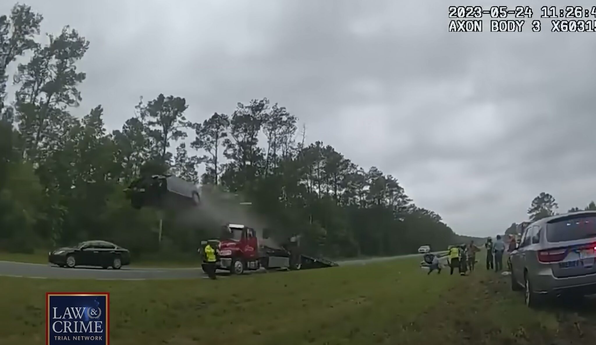 Florida Woman Speeding Down Highway Launches Her Car Off Tow Truck Ramp ...