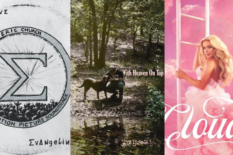 Eric Church Zach Bryan and Megan Moroney