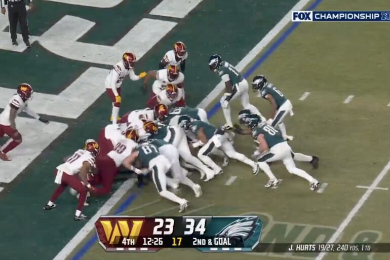 Philadelphia Eagles tush push