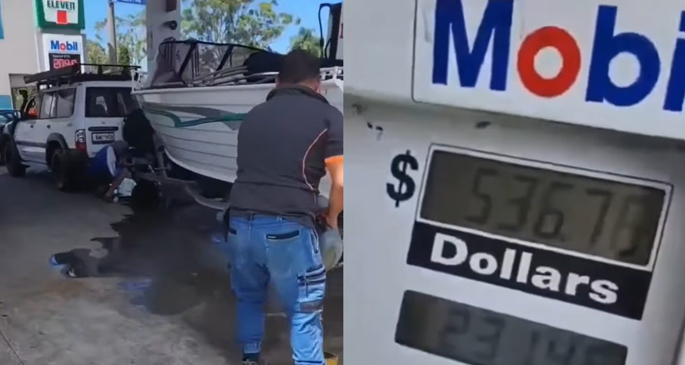 Fisherman Accidentally Pumps $500 Worth Of Gas Into Rod Holder, Completely Floods Boat With Fuel