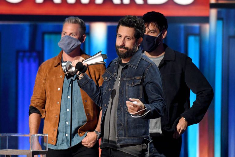 A group of men in leather jackets