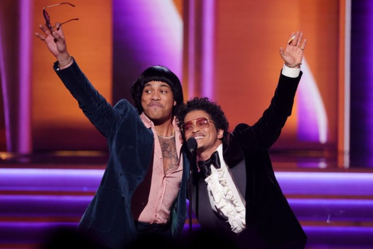 Anderson Paak Bruno Mars Grammys