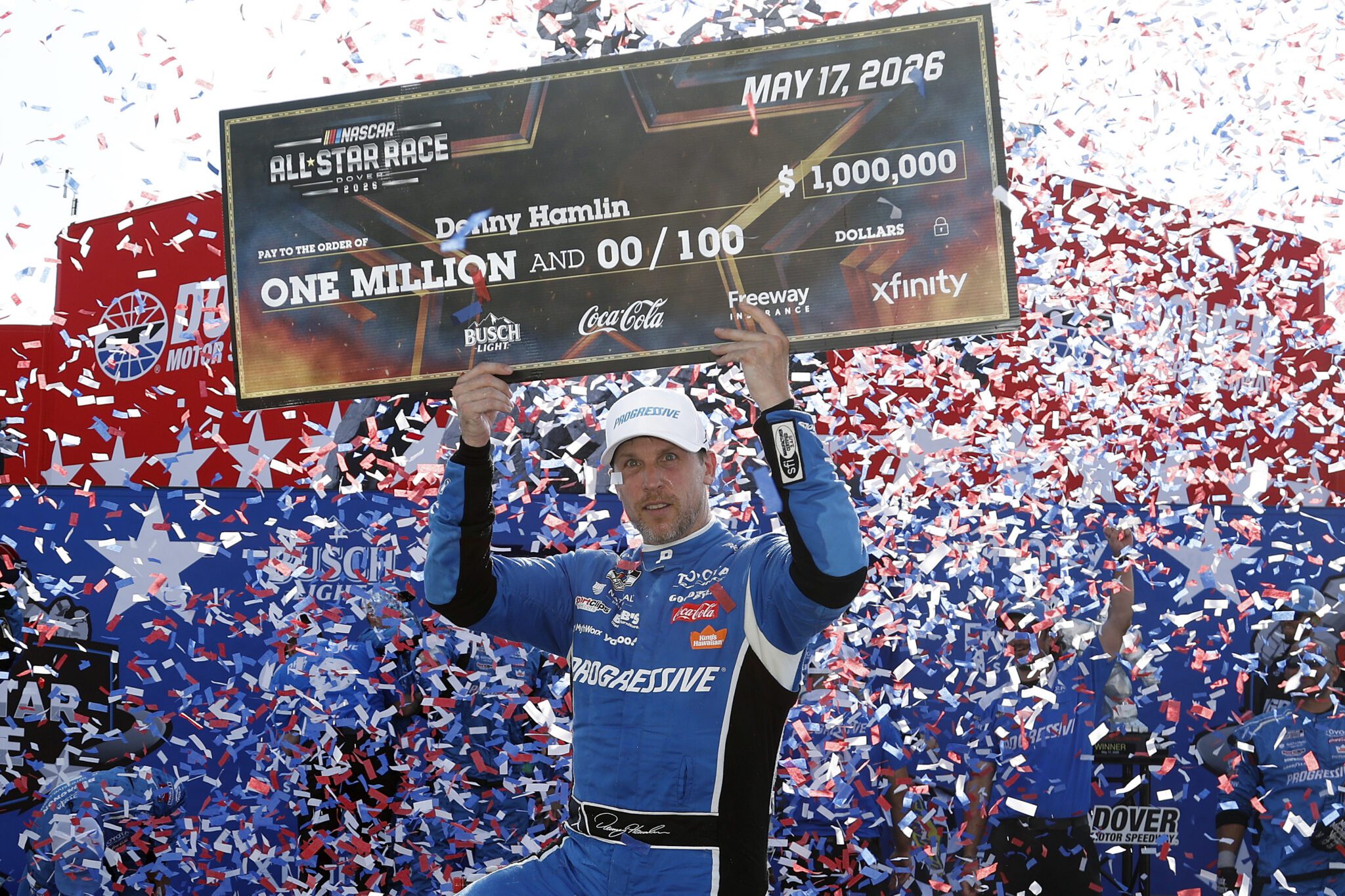 Denny Hamlin Says He’s Going To Use His All-Star Race Winnings To Buy His Mom New Furniture After Deadly House Fire