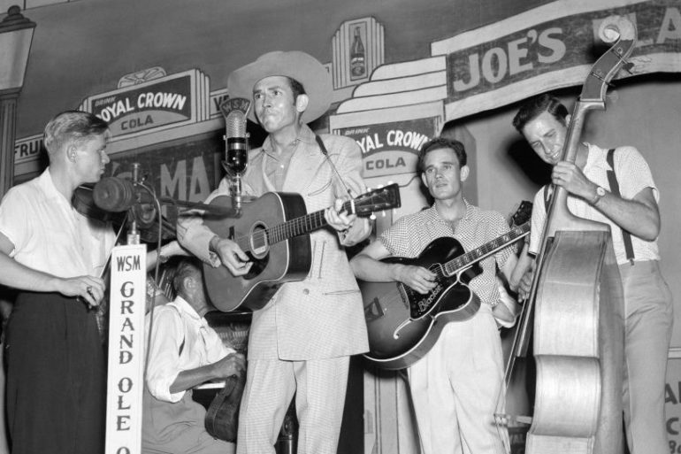 Hank Williams et al. playing instruments