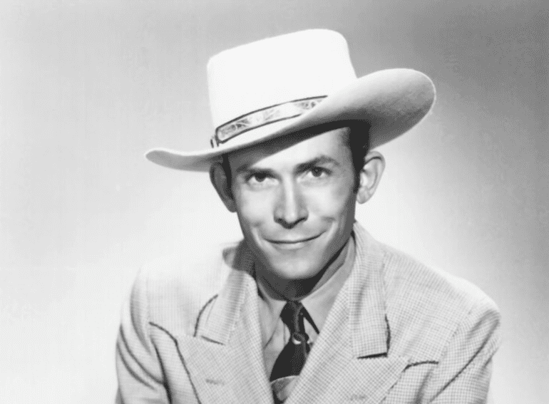 Hank Williams wearing a hat