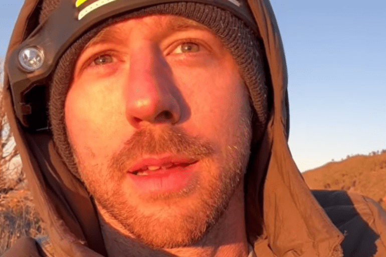 Hunter hears mountain lion