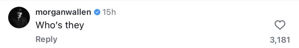 Morgan IG Comment