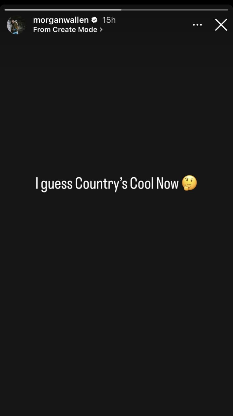 Fans Are Speculating After Wallen Posts Cryptic Message On
